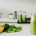 Smoothie Detox con Matcha Latte, Espinacas y Plátano