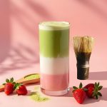 Smoothie Energético de Fresa y Matcha