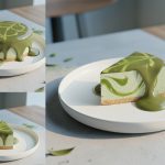Cheesecake con Matcha
