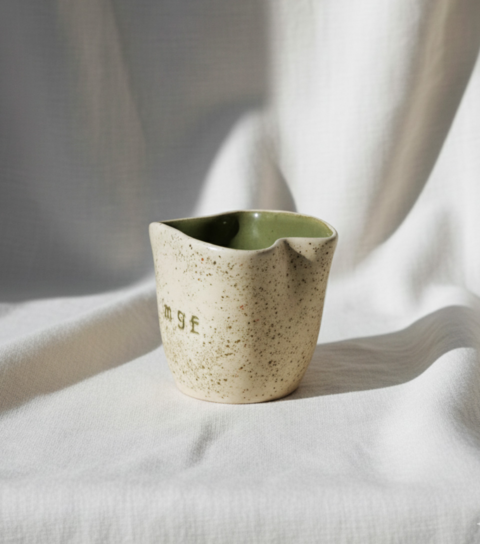 Taza Blanca y Verde MGF