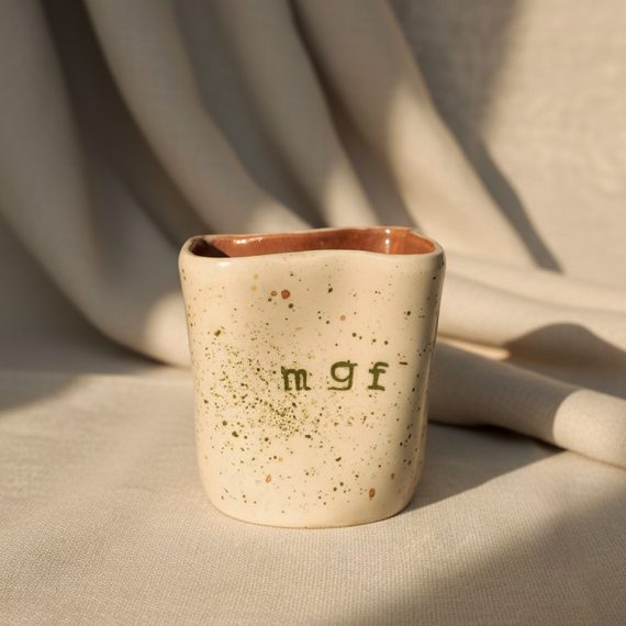 Taza Blanca y Teja MGF