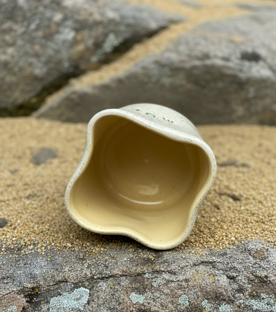 Taza Blanca y Beige MGF - Imagen 4