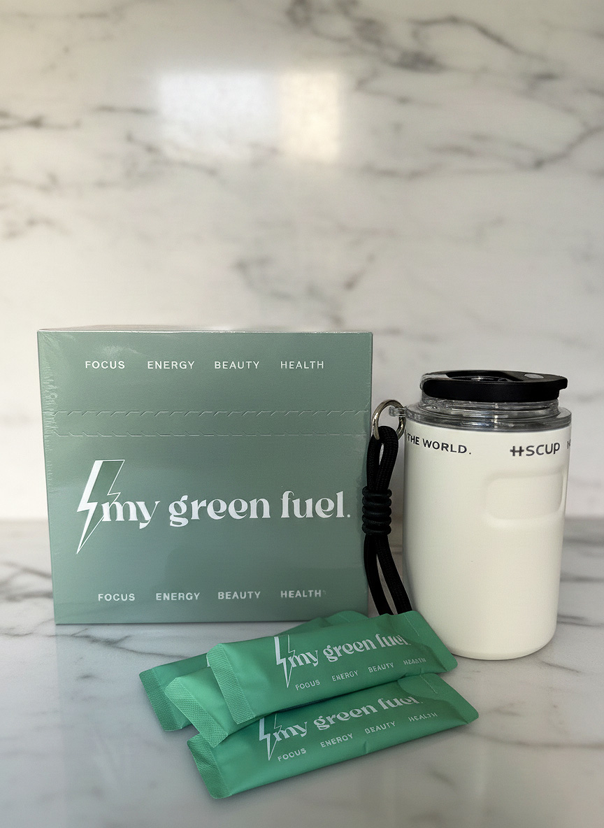 termo blanco + sticks-my green fuel