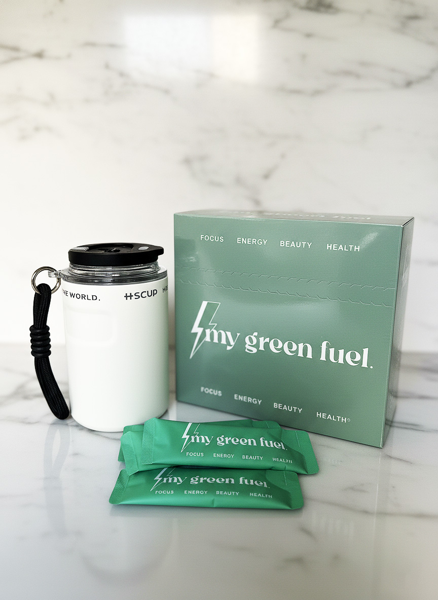 termo blanco + sticks-my green fuel